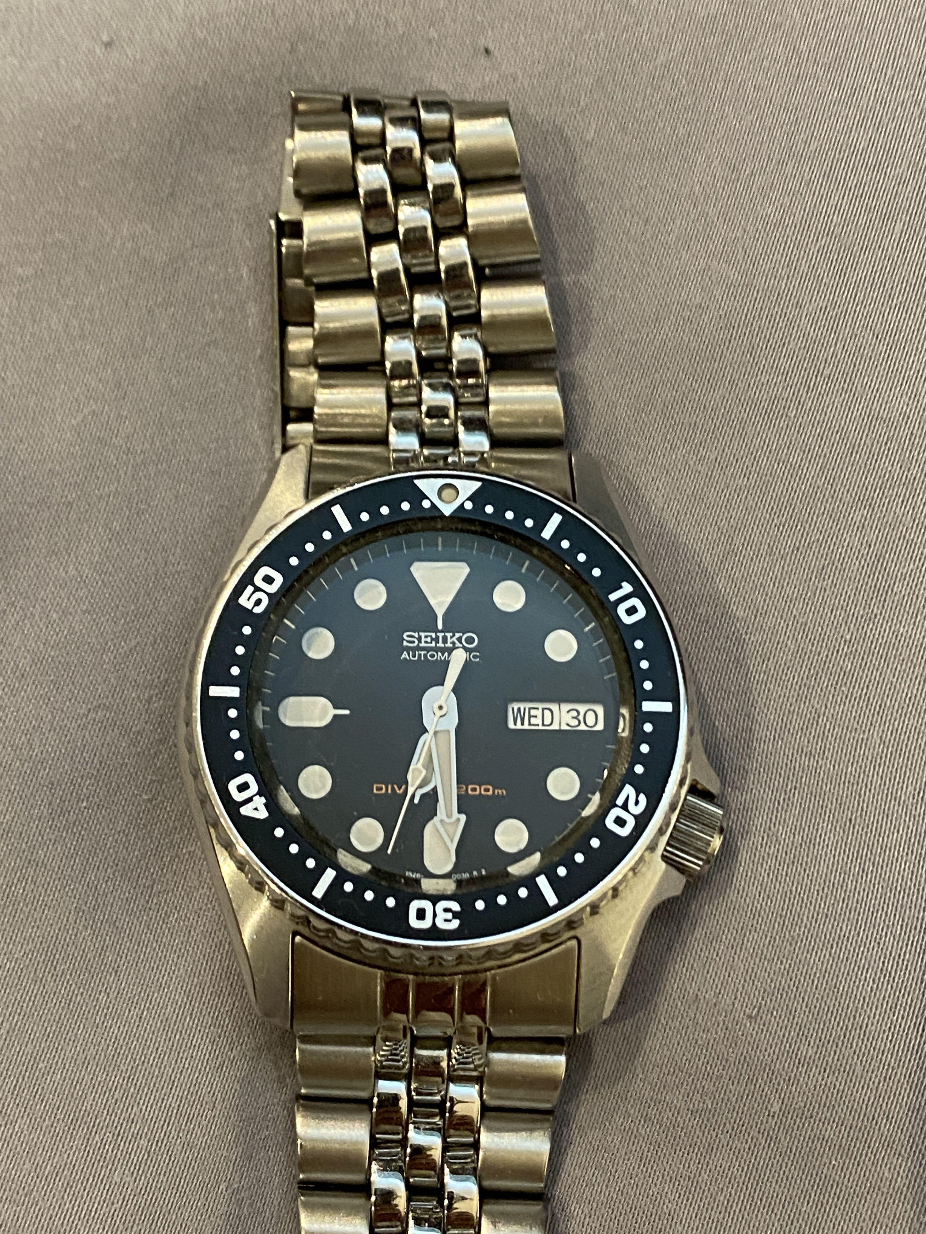 Seiko skx013 k2 jubilee bracelet full set discontinued classic watch, Men's  Fashion, Watches & Accessories, Watches on Carousell