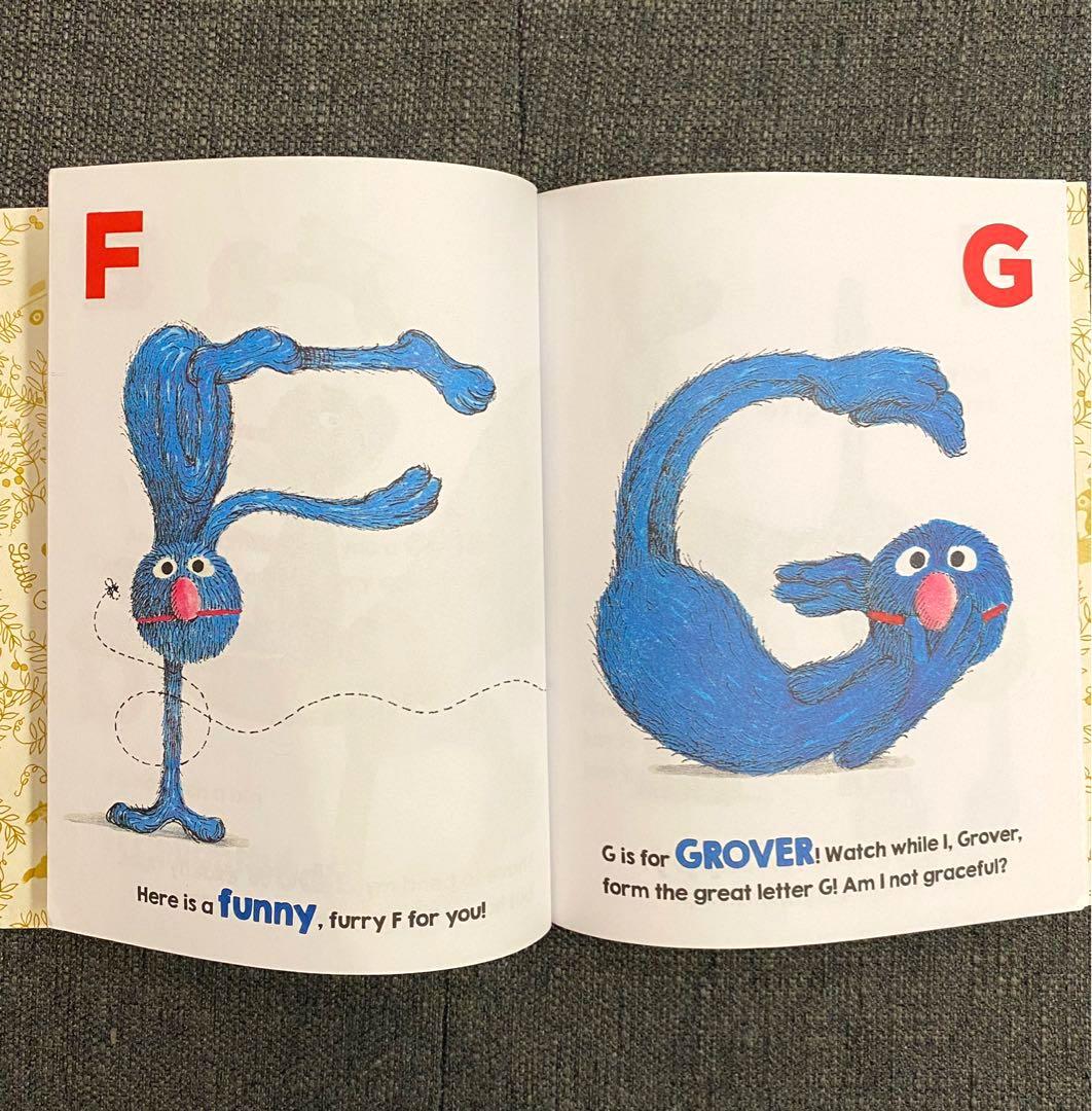 Grover Abc Sesame Street Grover's Own Alphabet, Hobbies & Toys, Books & Magazines ...