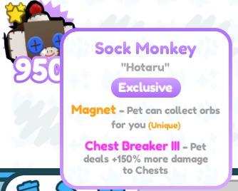 Sock Monkey Value - Pet Sim X Value List 