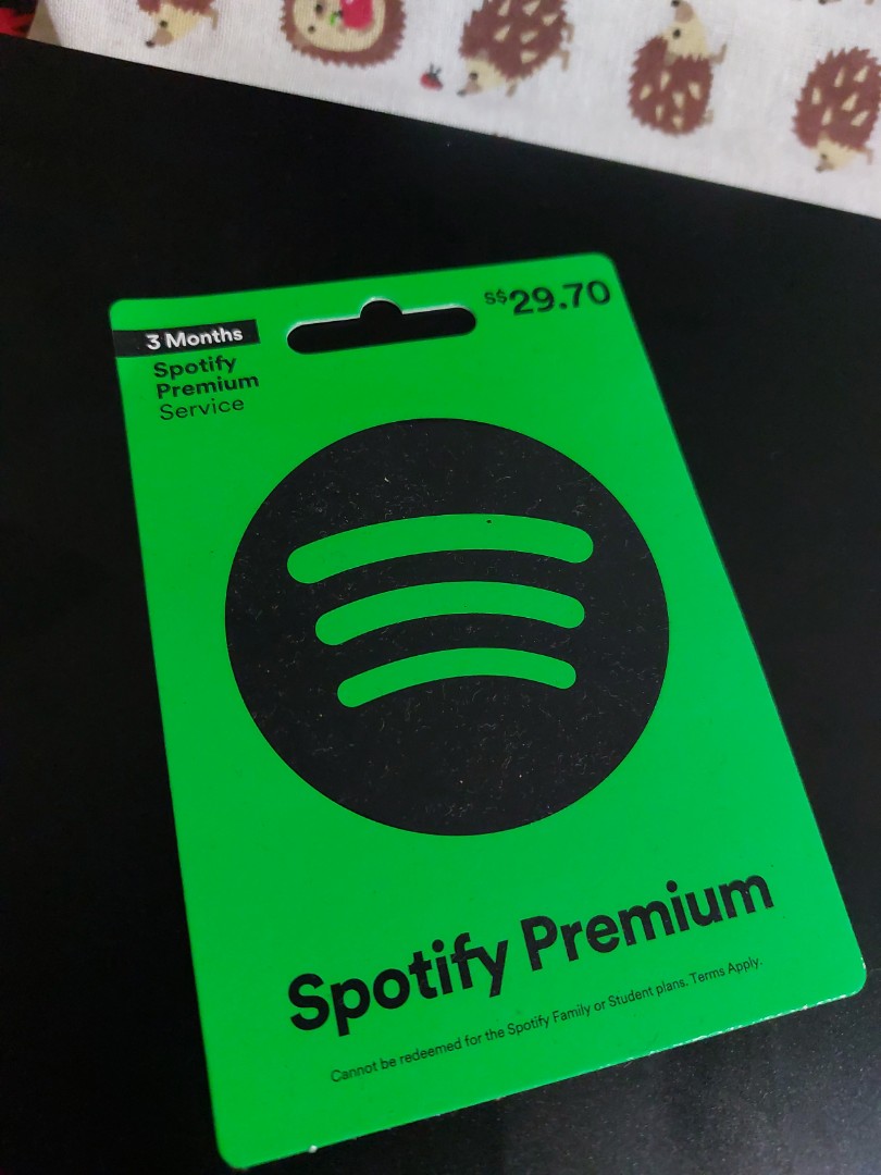 Spotify 3 months premium, Tickets & Vouchers, Vouchers on Carousell