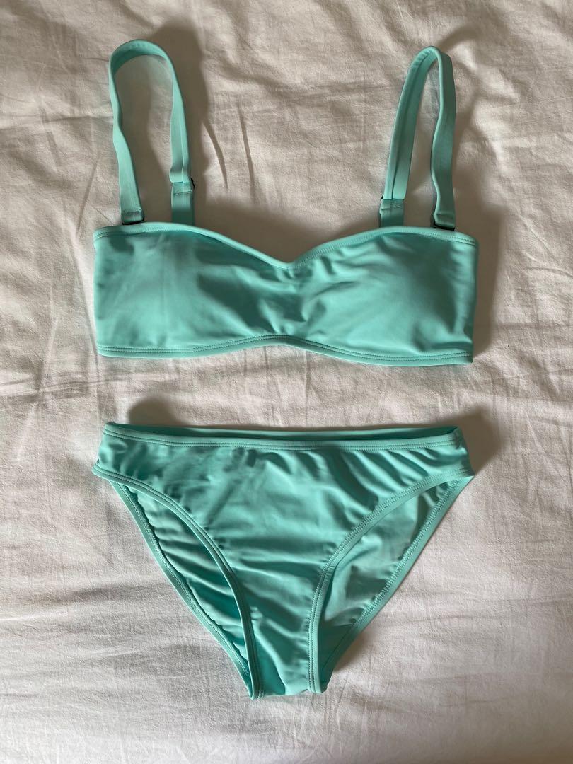 Teal Blue Bikini, Women's Fashion, Swimwear, Bikinis & Swimsuits on