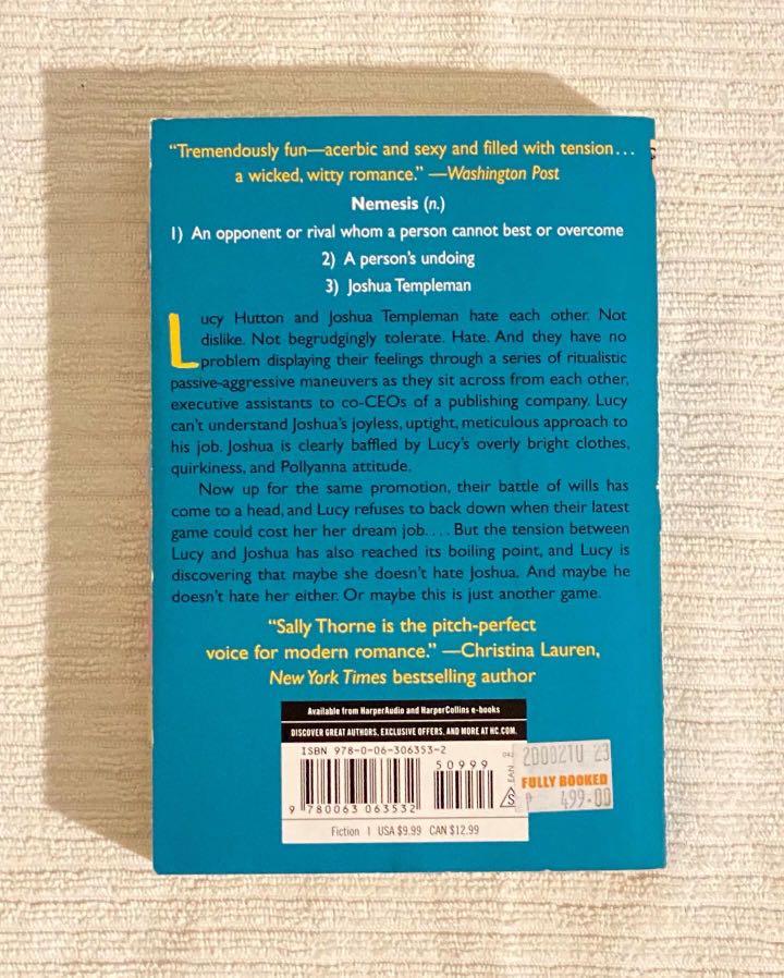 THE HATING GAME | Sally Thorne (Category: Storybooks) located in Paranaque City. Submitted by ariannenavarro (Listing ID 1169245390, Image 2). Description: Mass market Very good condition Message for more pictures MOP: Gcash MOD: Grab, Lalamove, GOGOExpress, or J&T Express.