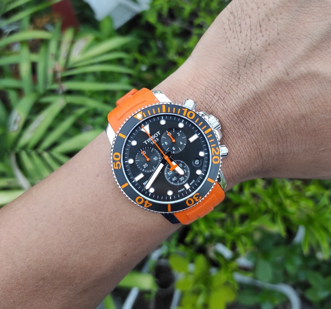 Tissot seastar orange store