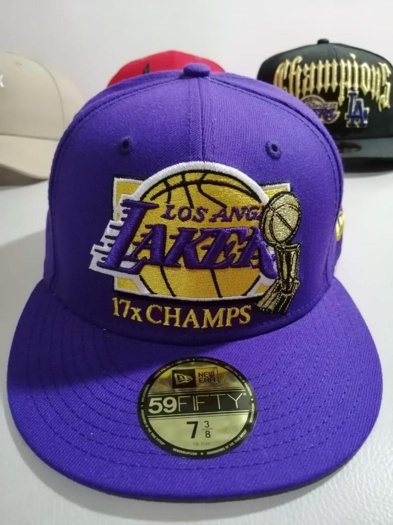 BORN X RAISED + LAKERS 17 RINGS CHAMPIONSHIP FITTED HAT (7 1/2) *SOLD OUT*