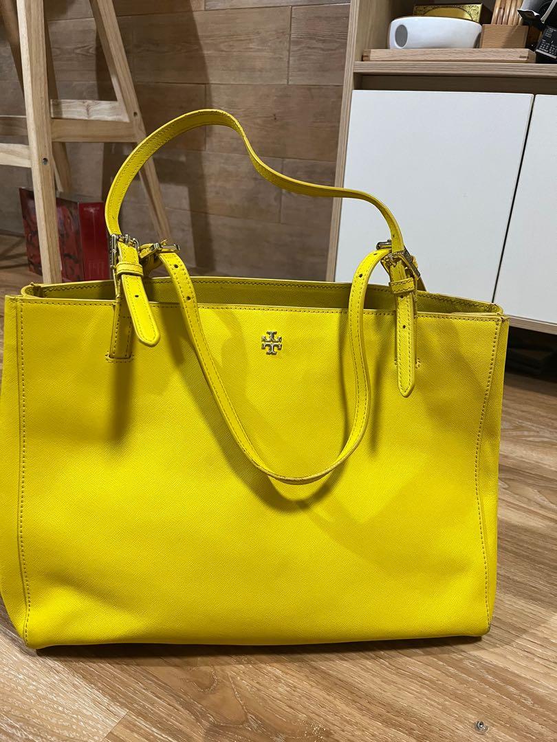 Tory burch yellow on sale tote