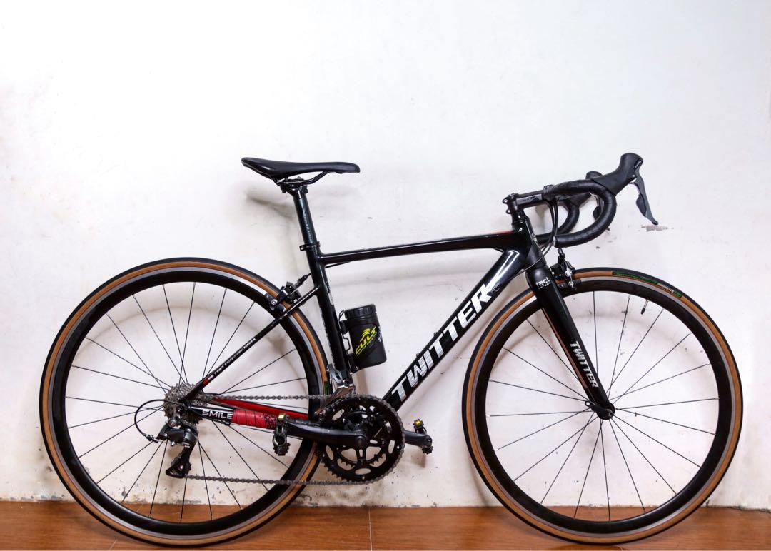 Twitter Smile Road Bike Sports Equipment Bicycles Parts