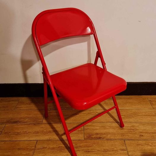 Used Metal Folding Chair, Furniture & Home Living, Furniture, Chairs on