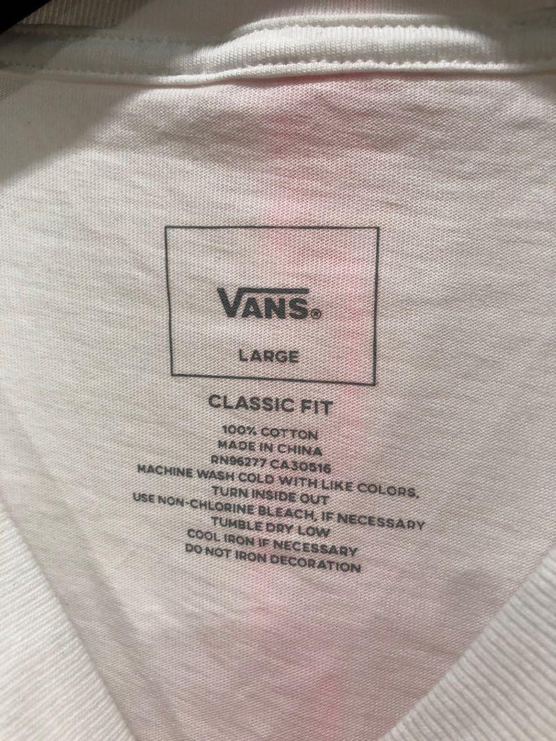 Vans original, Fesyen Pria, Pakaian , Atasan di Carousell