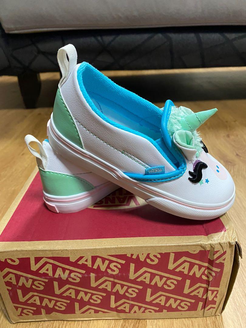 Unicorn slip on vans top