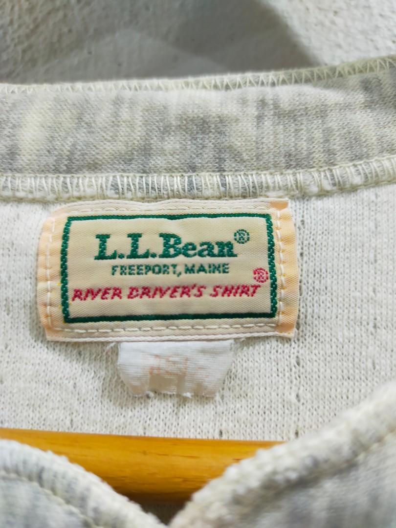 Vintage ll bean Henley shirt, Women's Fashion, Muslimah ...