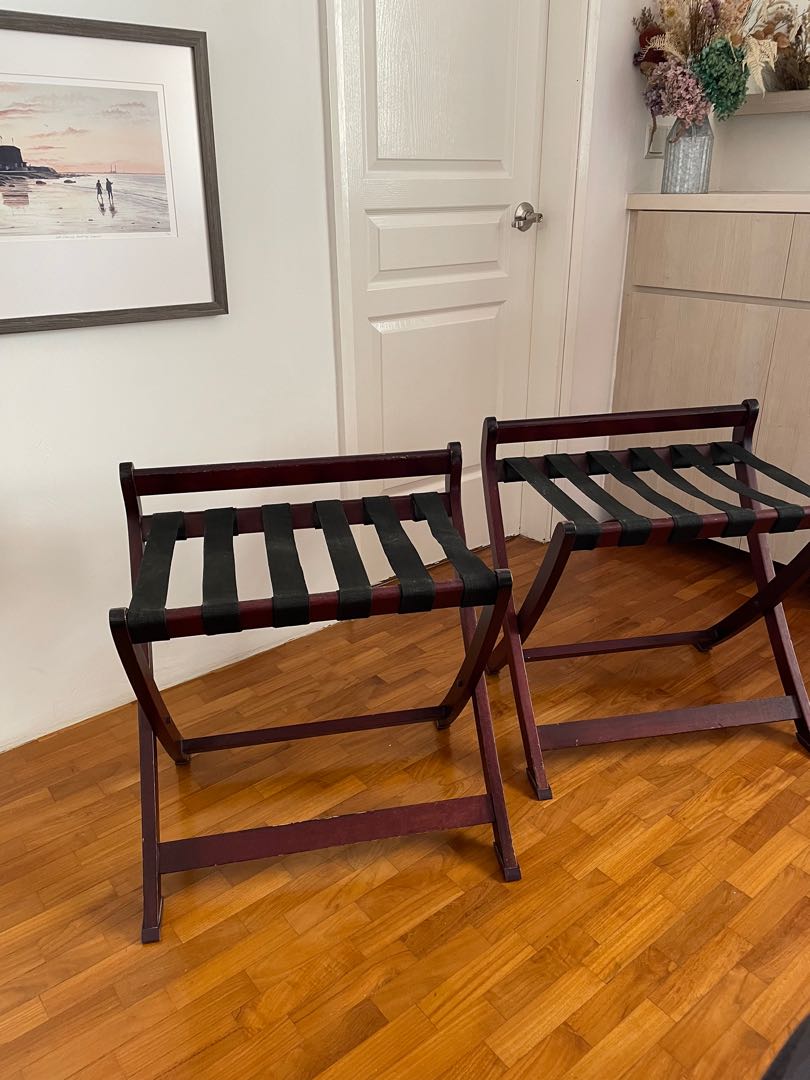 Vintage luggage racks, Furniture & Home Living, Furniture, Other Home