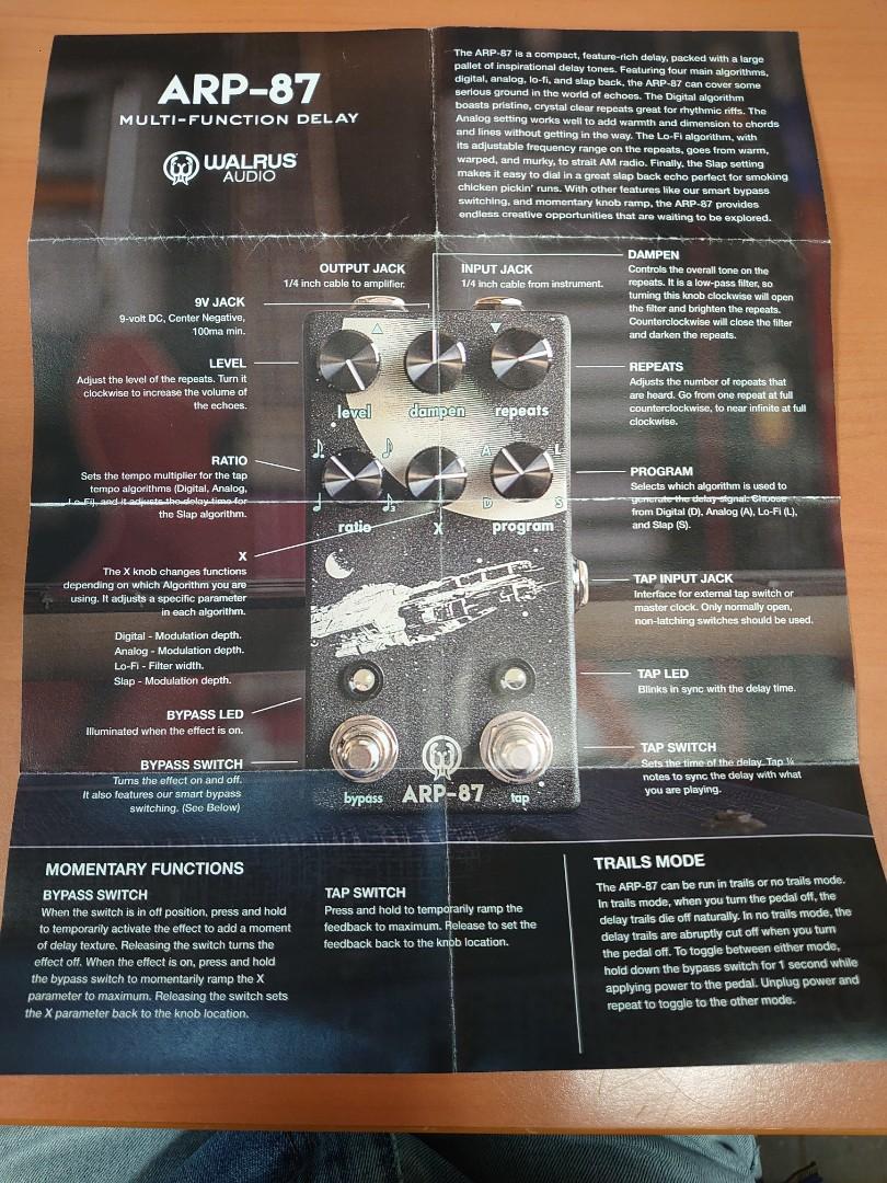 Walrus ARP 87, Hobbies & Toys, Music & Media, Music Accessories on