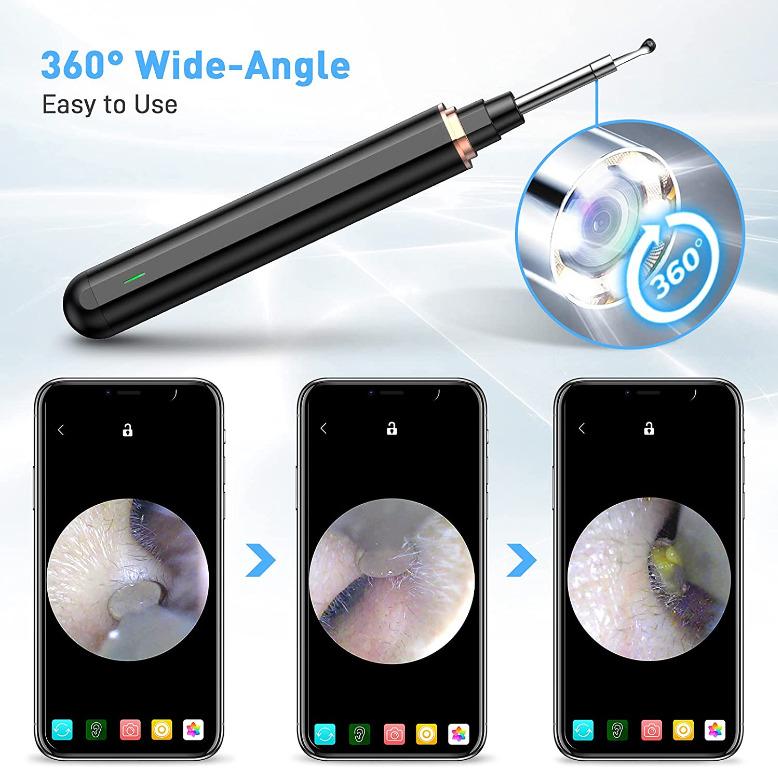 Warehouse Sale!!! Otoscope Ear Wax Removal WiFi Ear Camera, AWELOR