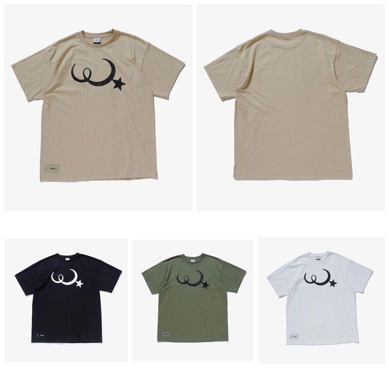 Wtaps 22SS Moon & Star Tee WHIP tee 02 03 Black Olive Navy Beige