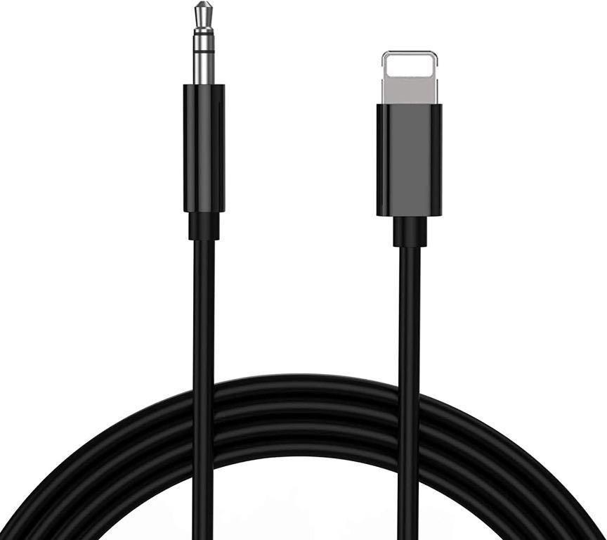 Apple MFi Certified AUX Cord for iPhone,3.3ft Lightning to 3.5mm Male Stereo Audio Aux Cable Compatible with iPhone 11/XS/XR/X/8 7/6/iPad/iPod to Car Stereo or Speaker or Headphone,Support iOS 13 