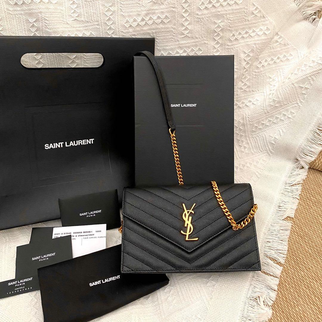 Saint Laurent YSL woc medium bag, Luxury, Bags & Wallets on Carousell
