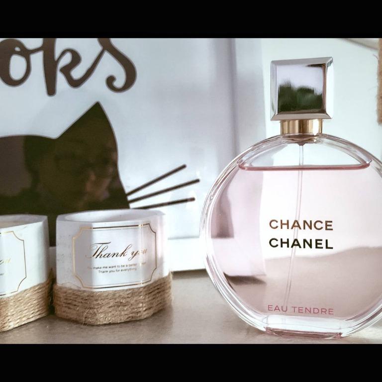 100% Authentic smell & 100ml Chance Eau Tendre Eau de Parfum by Chanel,  Beauty & Personal Care, Fragrance & Deodorants on Carousell
