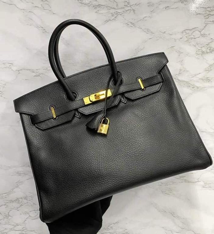 Birkin 35 Togo Black GHW