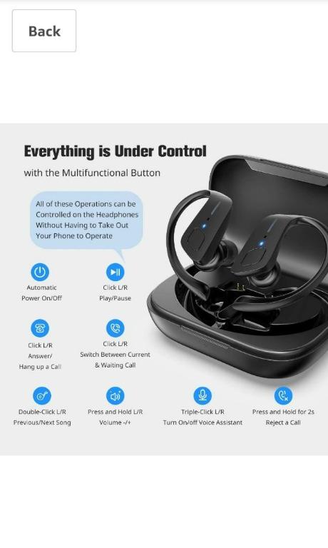 Holyhigh earbuds on sale volume control