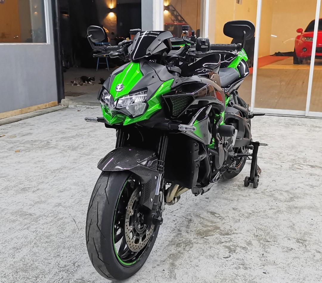 2021 Kawasaki ZH2 supercharged, Motorbikes, Motorbikes for Sale on Carousell