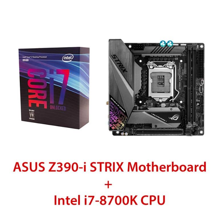 I7 on sale 8700k z390