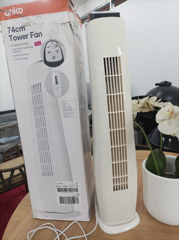 74cm Tower Fan, Furniture & Home Living, Lighting & Fans, Fans on Carousell