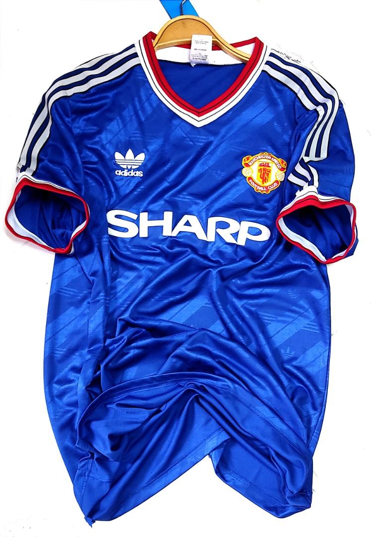 Man united clearance 1986 away shirt