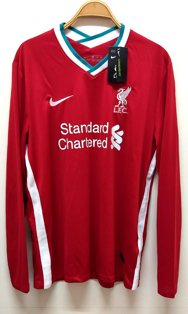 2020 21 Liverpool Home long sleeve Jersey READIED STOCK