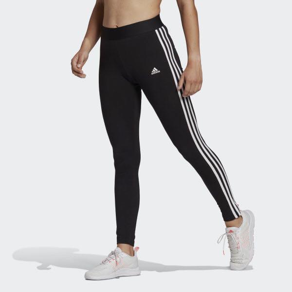 Adidas Loungewear essentials 3 stripes leggings tights, Women's Fashion,  Activewear on Carousell