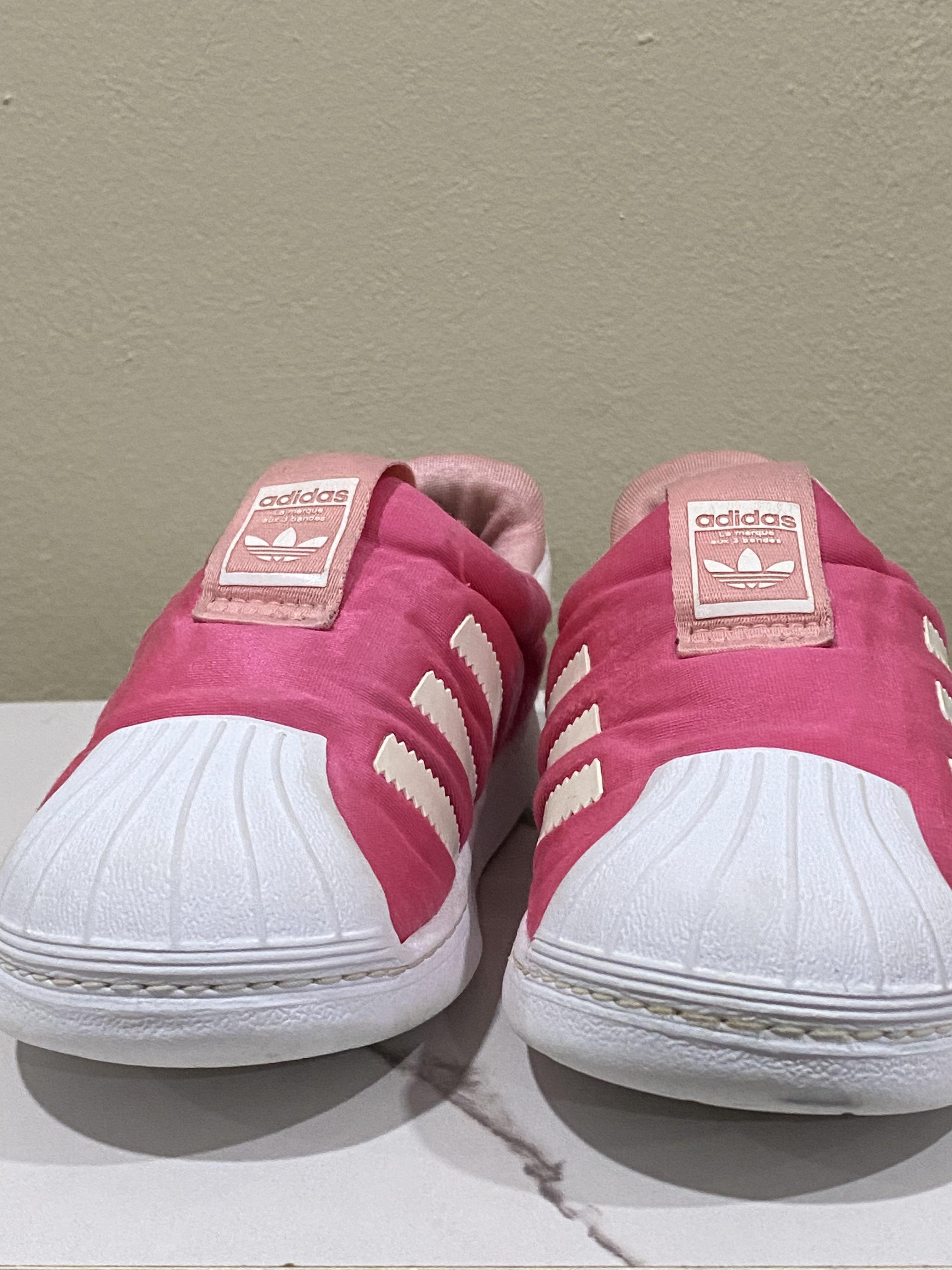 Adidas superstar slip shop on pink singapore