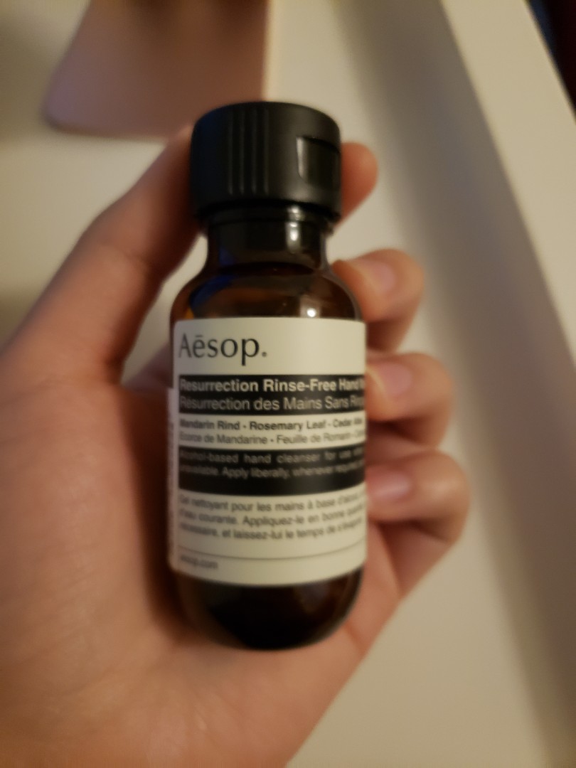 Aesop hand sanitizer, 美容＆化妝品, 健康及美容 消毒 Carousell