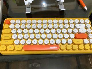 Ajazz 308i bluetooth mechanical keyboard (yellow)