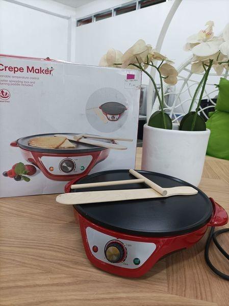 Anko Crepe Maker (Category: Cookers) located in Muntinlupa City. Submitted by aussie.surplustore (Listing ID 1169494047, Image 1). Description: Anko Crepe Maker Price: 1,750 📌 Items are from Australia SURPLUS/USED or MALL PULL OUT Tested and Working 📍MODE OF PAYMENT: GCash or Bank Transfer NO COD TRANSACTION Payment first only. .