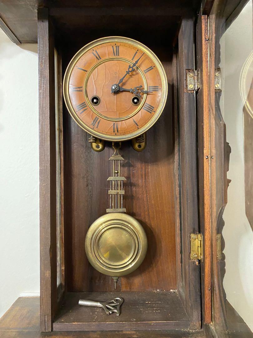 Antique Junghans wall clock, Hobbies & Toys, Collectibles & Memorabilia