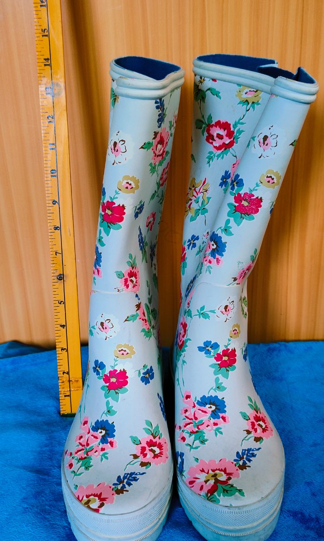 Authentic Cath Kidston Garden Boots from Japan, Women's Fashion
