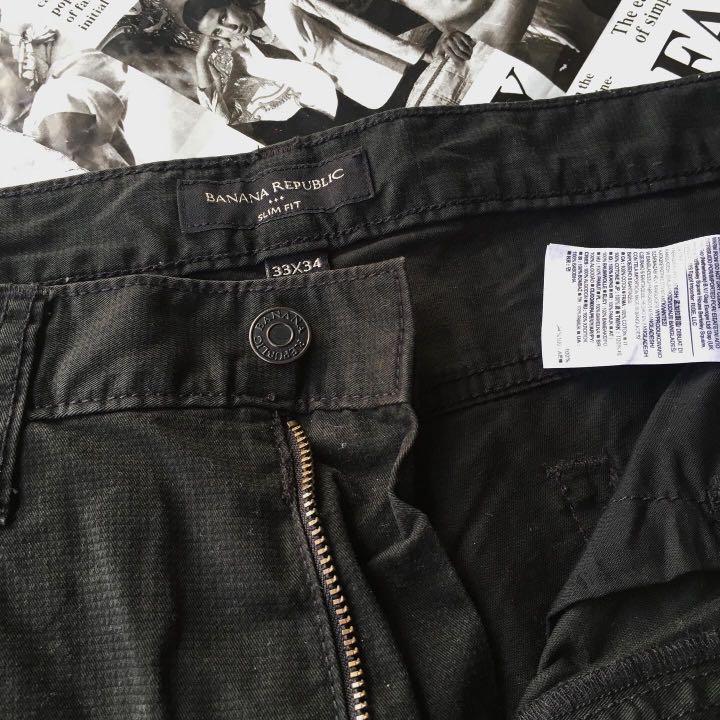 banana republic Celana Jeans Hitam 