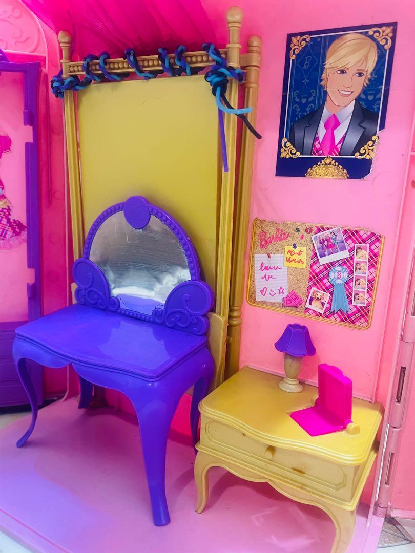 Barbie bag/doll house, Hobbies & Toys, Toys & Games on Carousell