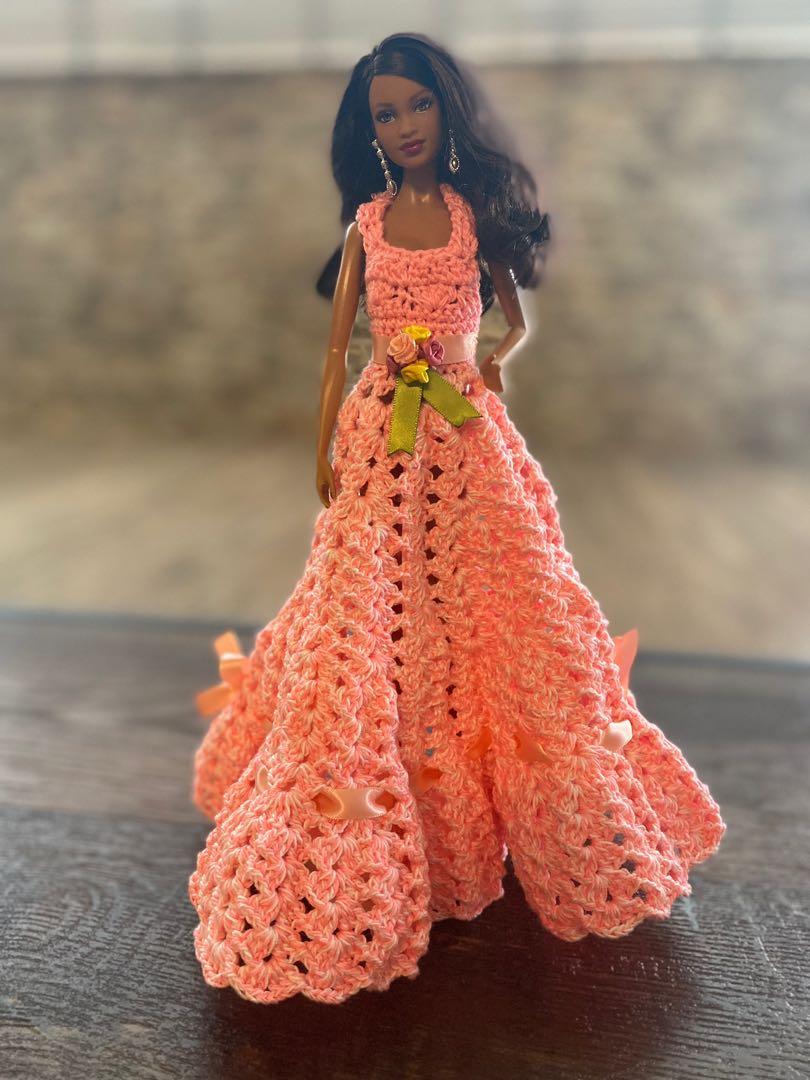 Barbie crochet pink dress (PO), Hobbies & Toys, Toys & Games on Carousell Barbie crochet pink dress (PO), Hobbies & Toys, Toys & Games on Carousell