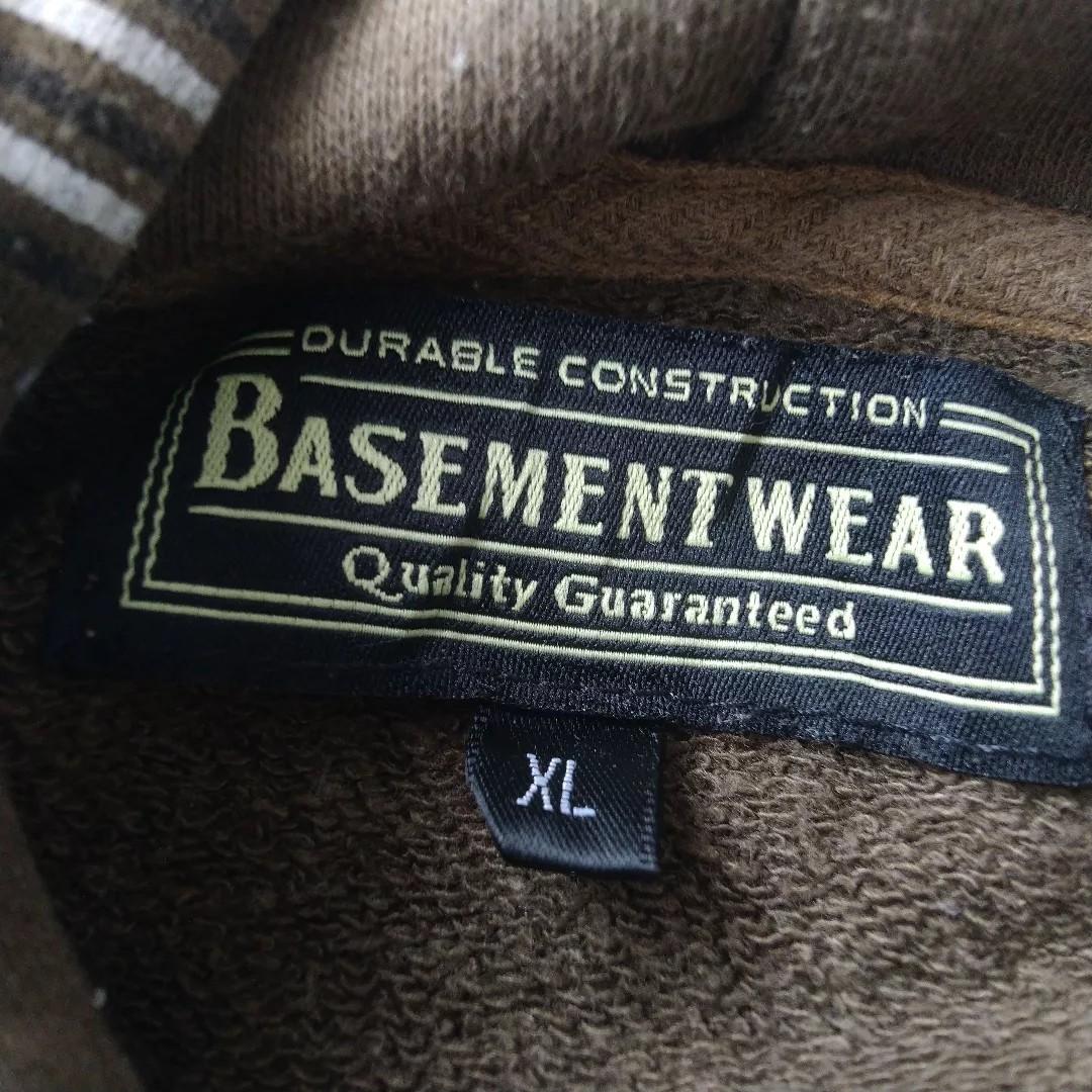 Basemenwear brown Stripe Pullover Hoodie