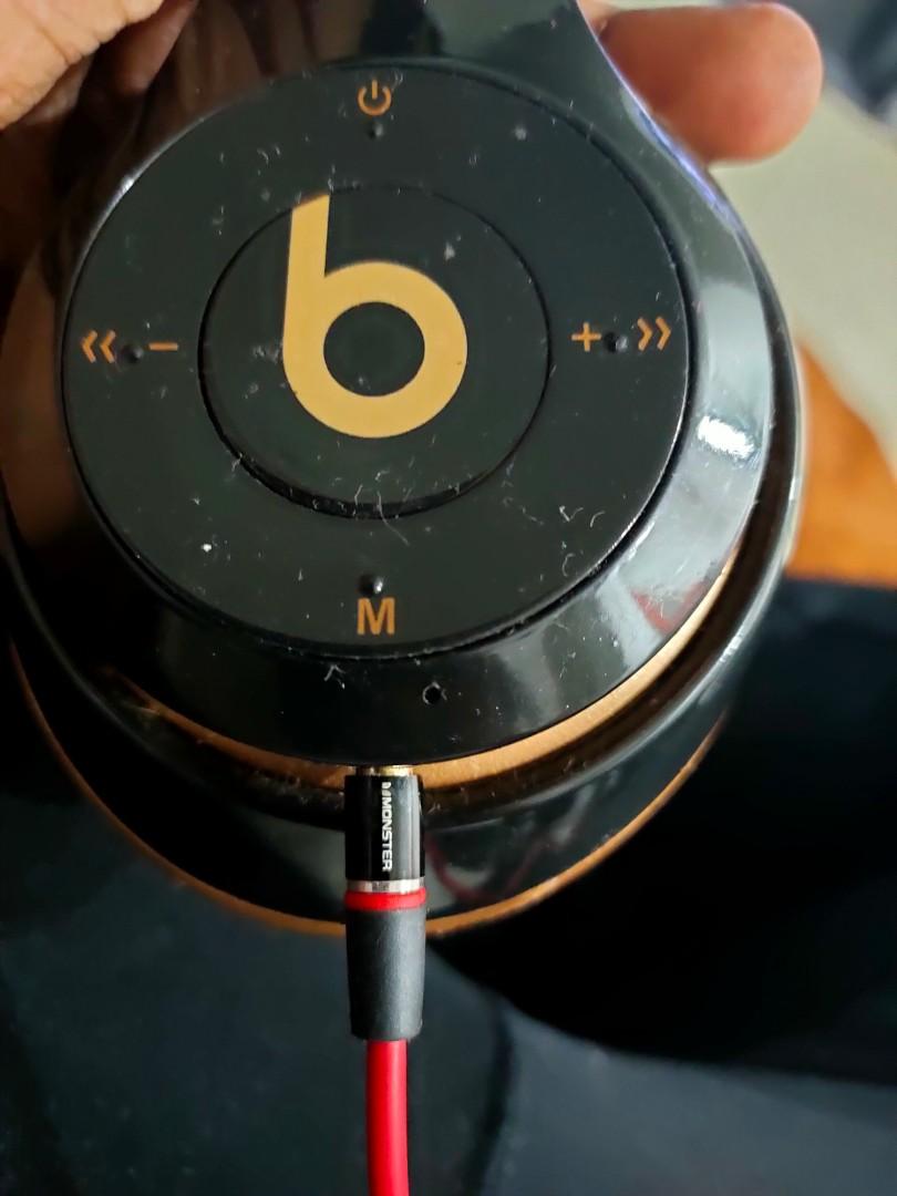 Beats Studio3 Wireless Headphones Black and Gold, Audio, Headphones &  Headsets on Carousell