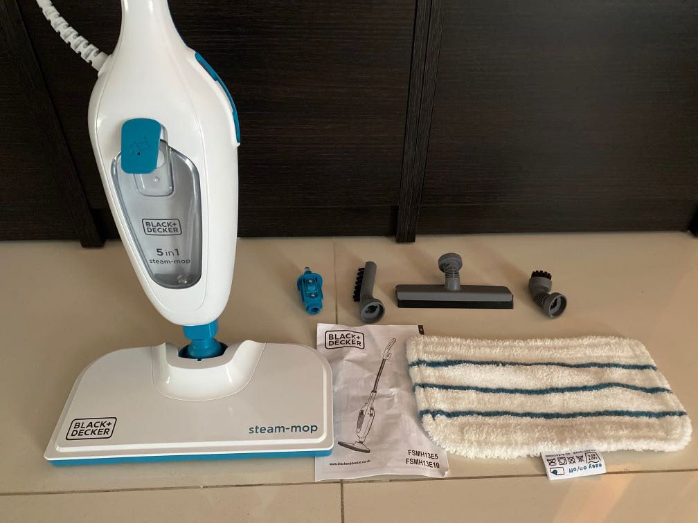 Black & Decker steam mop ( used twice only), TV & Home Appliances