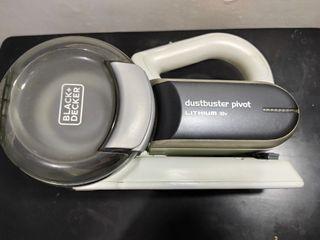 Black+Decker dustbuster pivot portable & rechargeable vacuum for home and vehicles