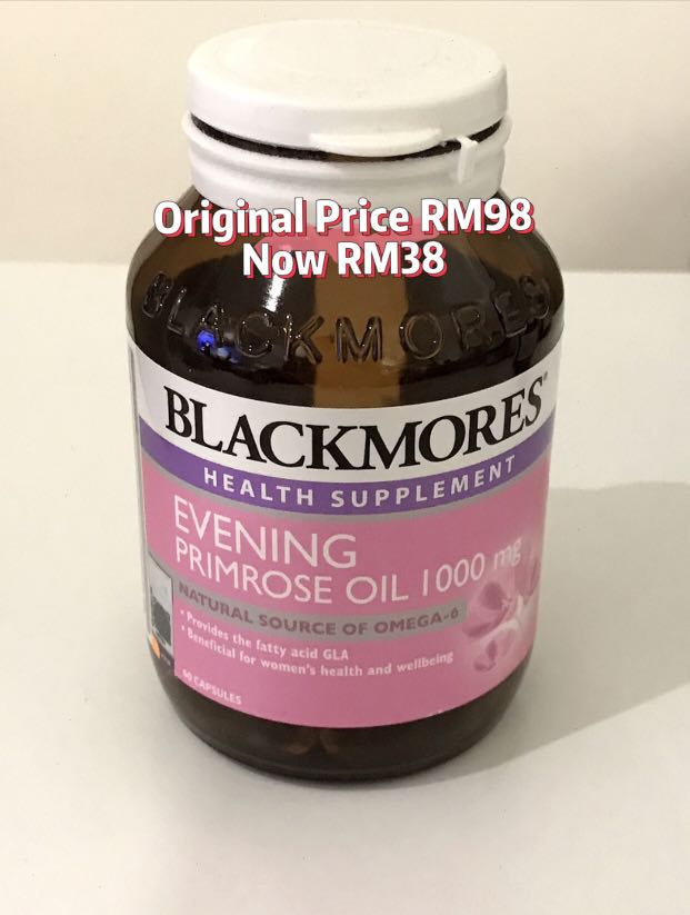 Blackmores Evening Primrose Oil 1000mg (60s), Health & Nutrition