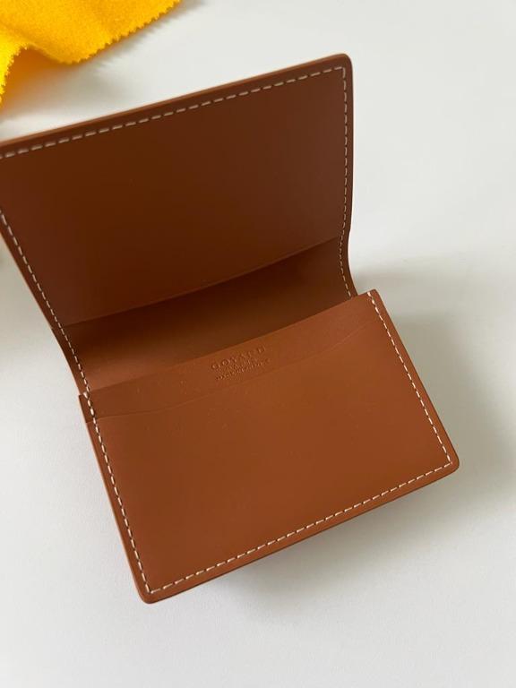 Goyard Malesherbes Card Wallet, Orange