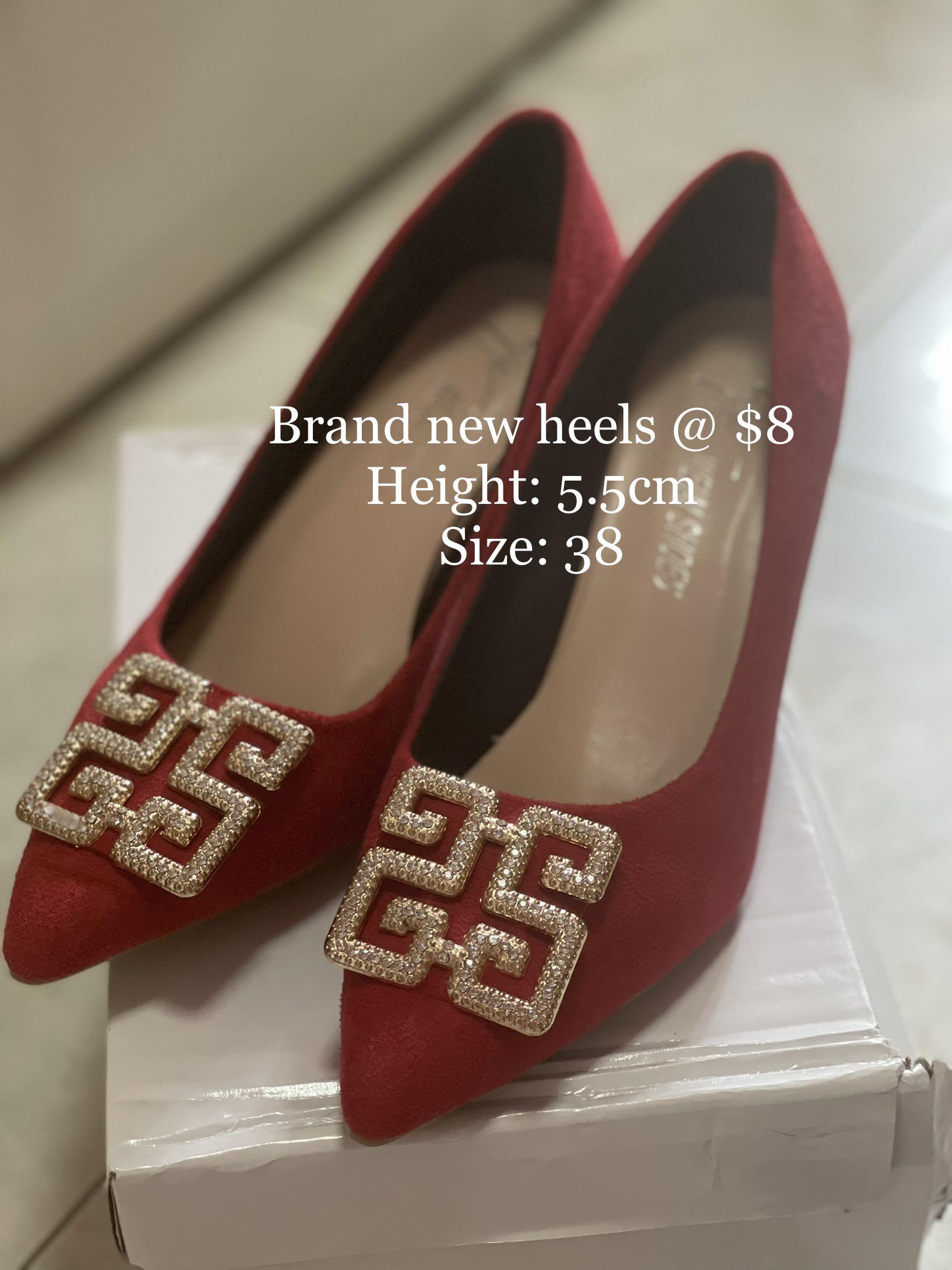 Brand New Red Heels Women s Fashion Footwear Heels on Carousell