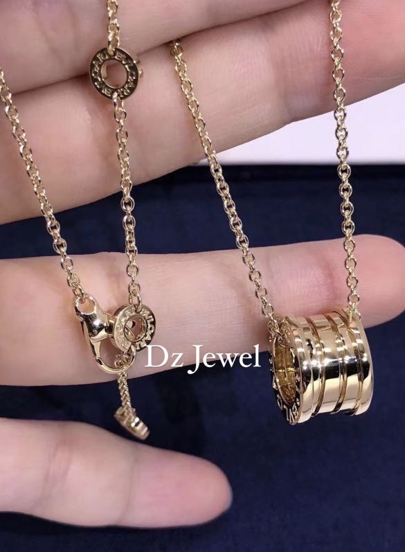 Bvlgari Bzero necklace 18k solid gold custom jewellery Women s Fashion Jewelry Organisers Necklaces on Carousell