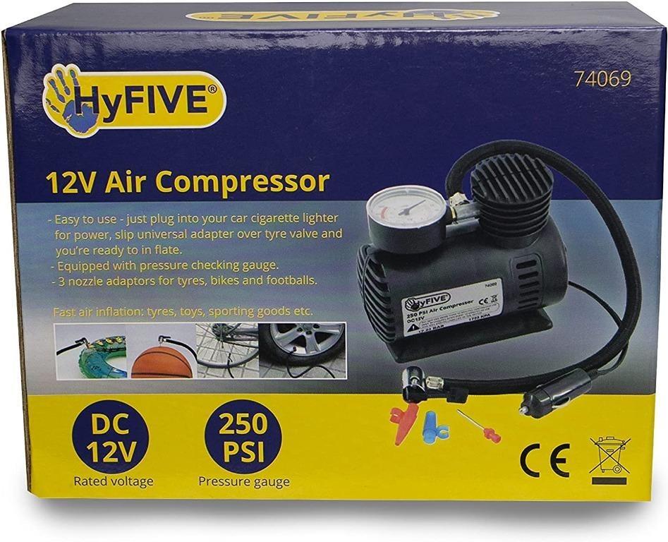 Hyfive Portable 12v Air Compressor – Hyfive Products