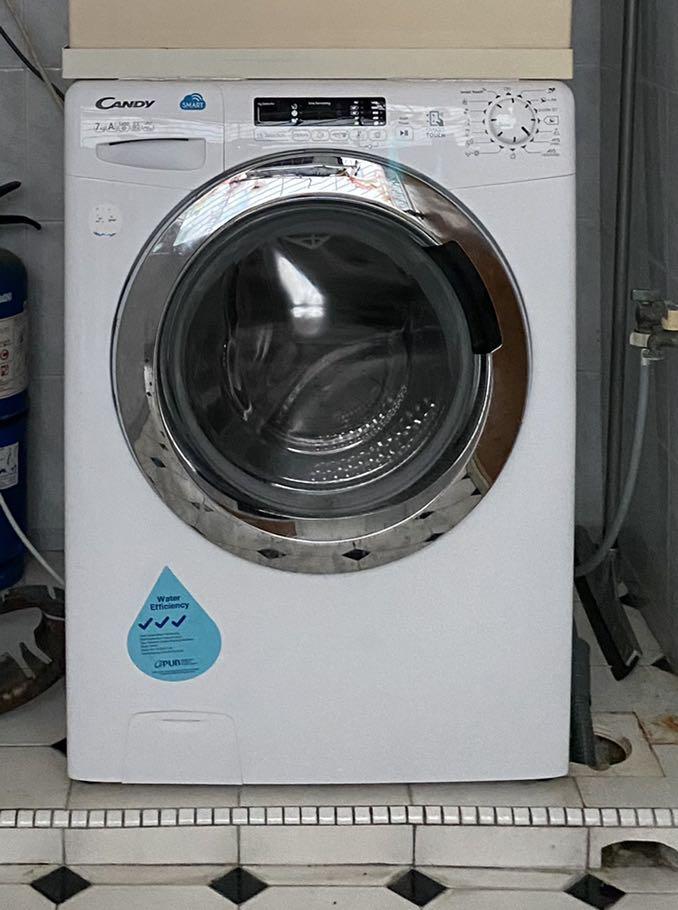 Candy smart washing machine 7kg 1400rpm, TV & Home Appliances, Washing