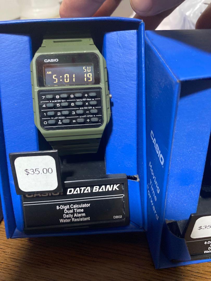 Casio data bank calculator 100% original (Category: Men's Watches) located in Cabuyao City. Submitted by nicoleecloset (Listing ID 1082881335, Image 3). Description: Casio data bank calculator 100% original We sell 100% original product from known brand from US. Your money back x10 if we sell you a fake or knock-off product. #casio #original #legit #authentic.