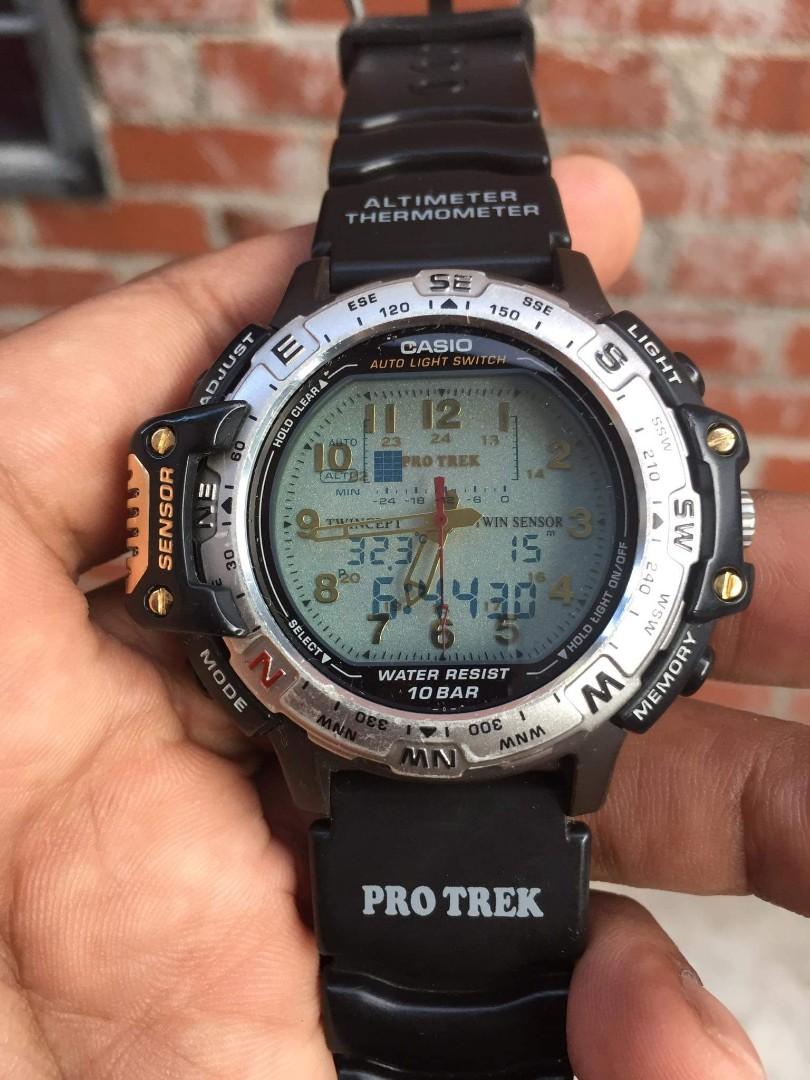 Casio pro cheap trek twin sensor